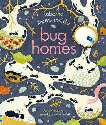 Anna Milbourne | Peep inside Bug Homes | 9781474950824 | Daunt Books