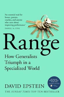 David Epstein | Range: How Generalists Triumph in a Specialized World | 9781509843527 | Daunt Books