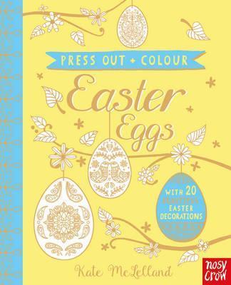 Easter Eggs To Press Out and Colour