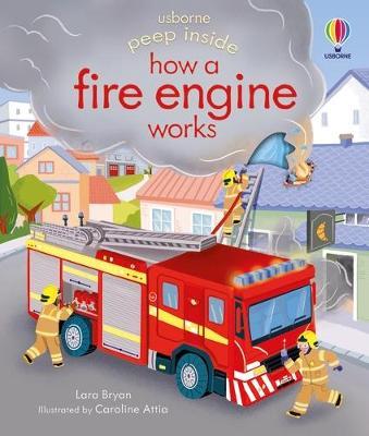 Usborne | Peep Inside: How A Fire Engine Works | 9781474968836 | Daunt Books
