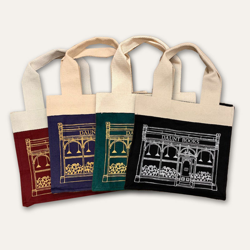 Daunt Books Mini Metallic Canvas Bags